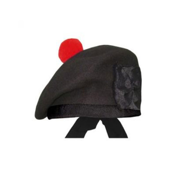 Black Balmoral Hat Plain