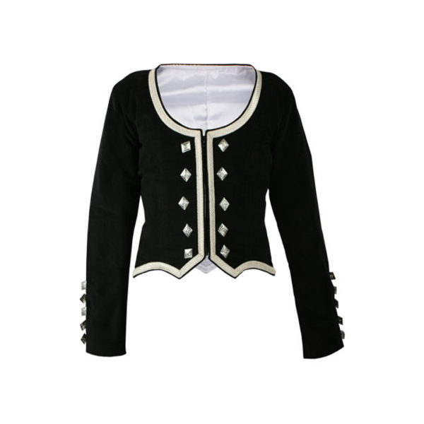 Black Velvet Highland Dance Jacket