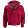 Burgundy Harrington Jacket