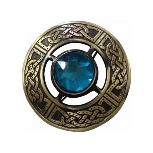 Plaids Brooch