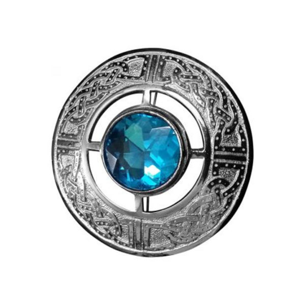 Plaids Brooch