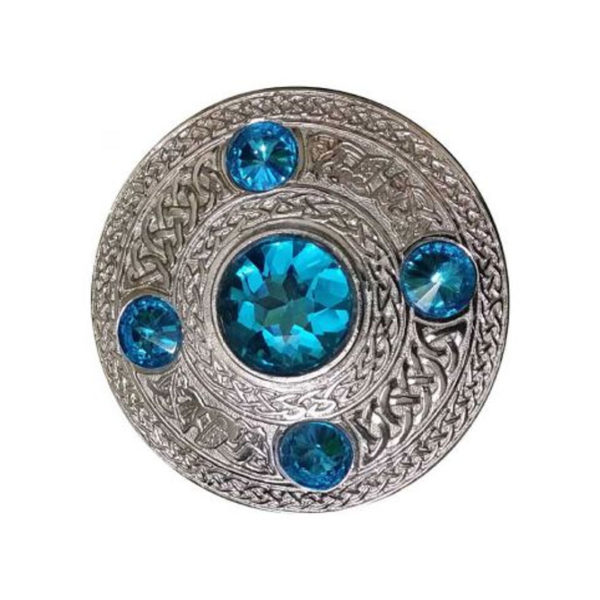 Plaids Brooch