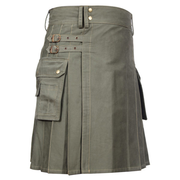 Classic Men Utility Kilt Heavy Cotton