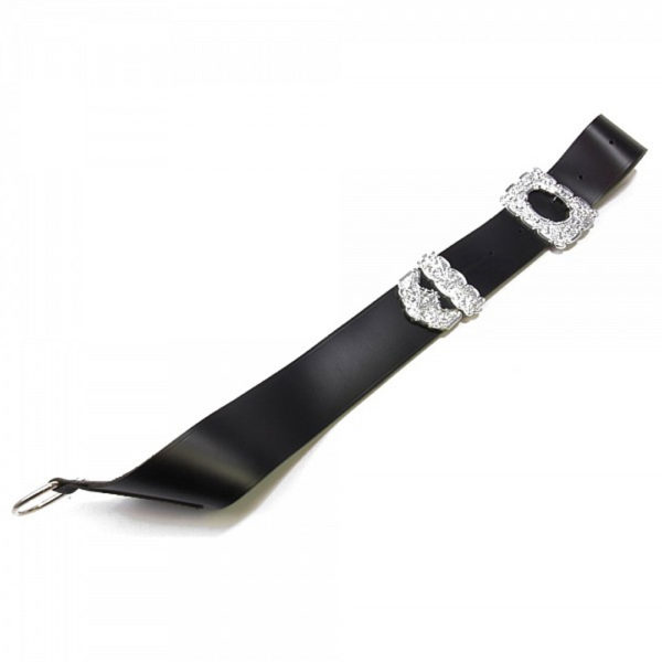 Drummer Cross Belt Black In Leather