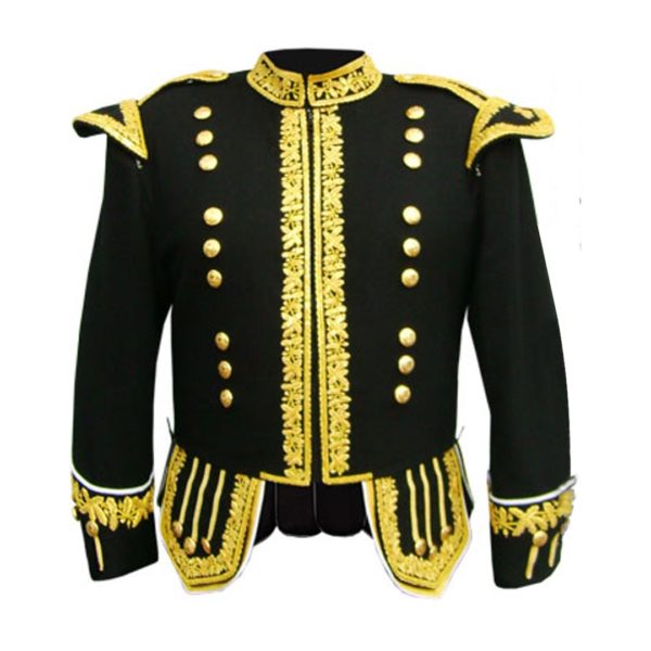 Gold Fully Hand Embroidered Royal Doublet