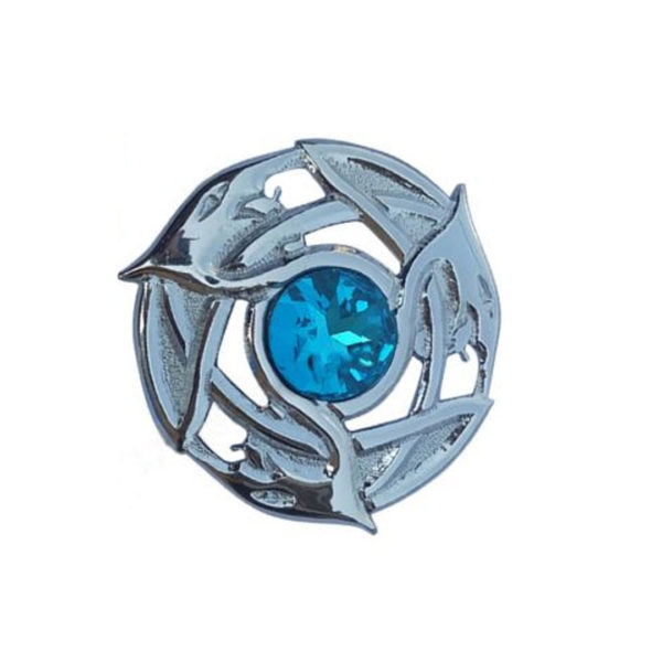 Plaids Brooch