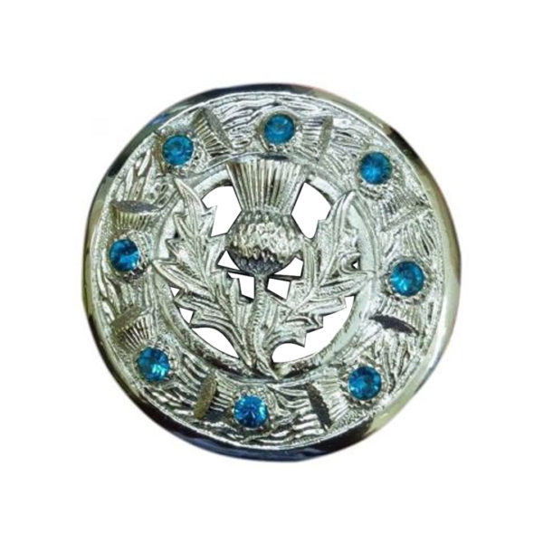 Plaids Brooch