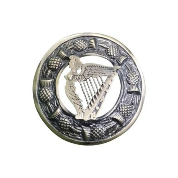 Plaids Brooch