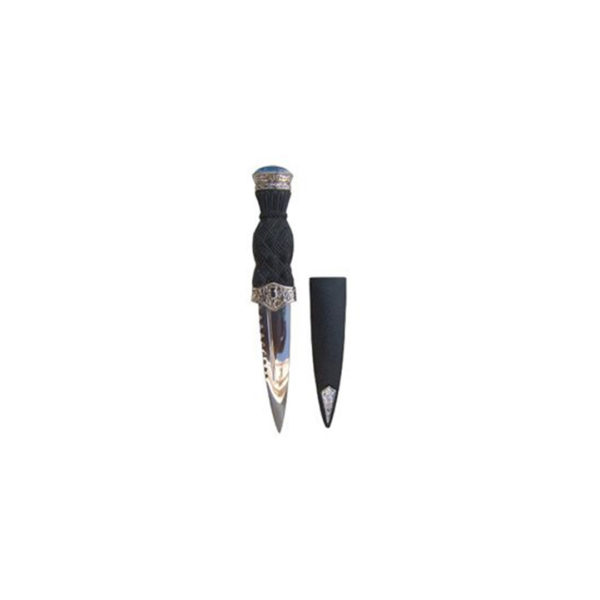Scottish Sgain Dubh Knife With Stone