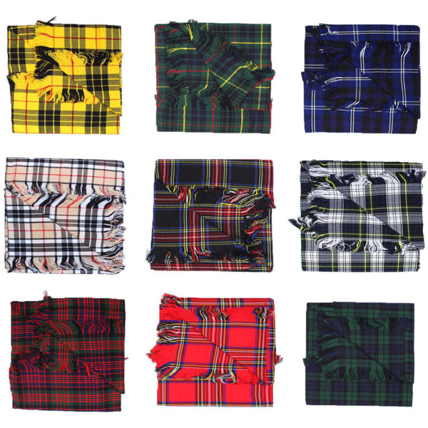 Scottish Tartan Fly Plaids 48" x 48"