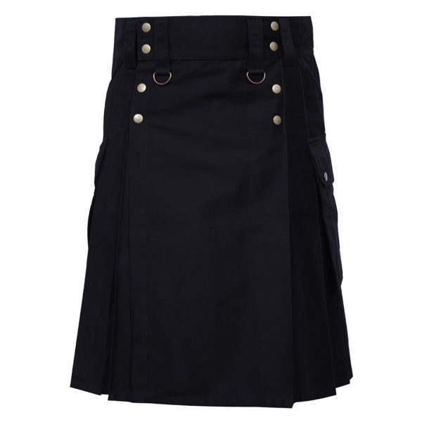 Stowaway Utility Kilt Black