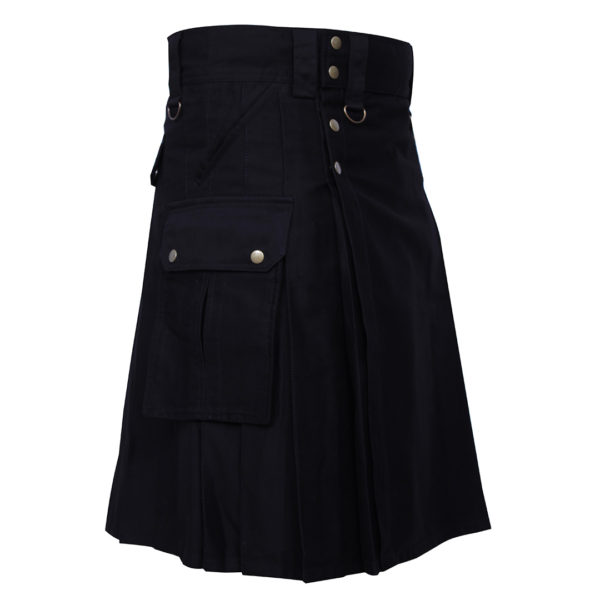 Stowaway Utility Kilt Black