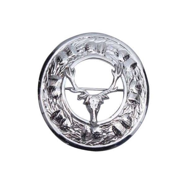 Plaids Brooch