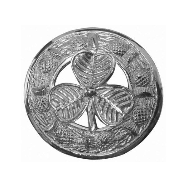 Plaids Brooch