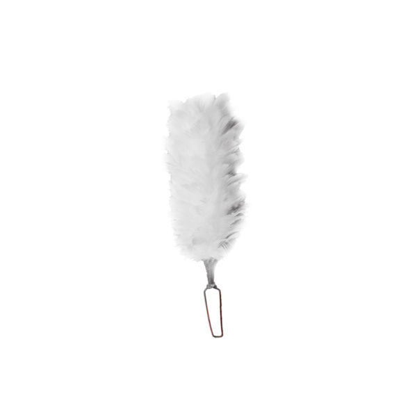 White 5 Inch Feather Hackle