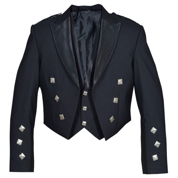 Prince Charlie Jacket And Vest Black