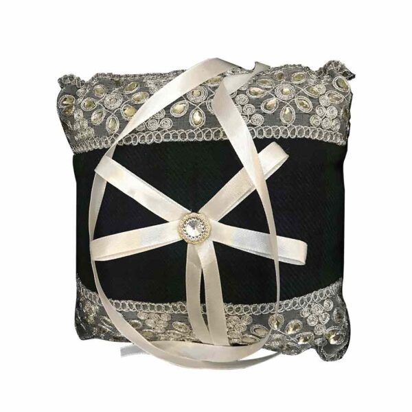 Tartan Wedding Ring Cushion