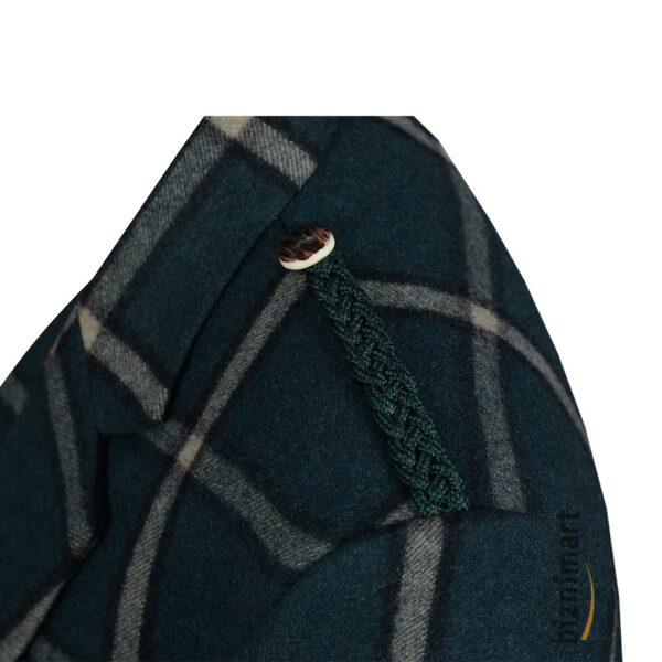 Green Pure Wool Argyll Jacket With Waistcoat/Vest
