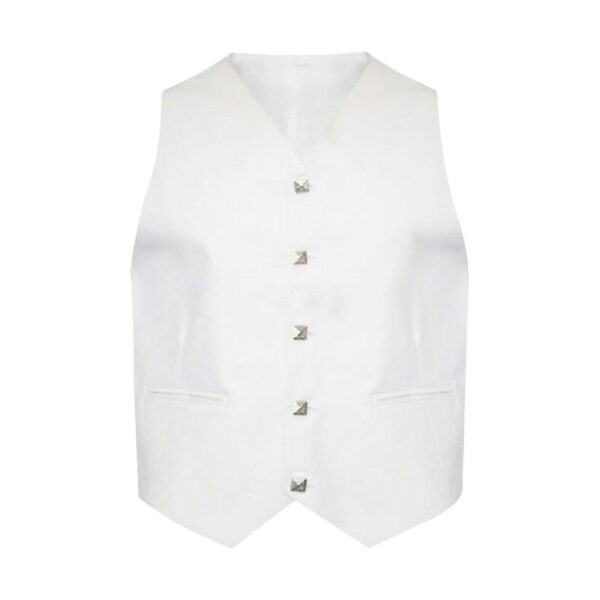 White Argyll Jacket And Vest